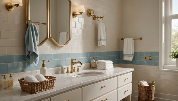 Idées de crochet laiton pour sublimer votre salle de bain